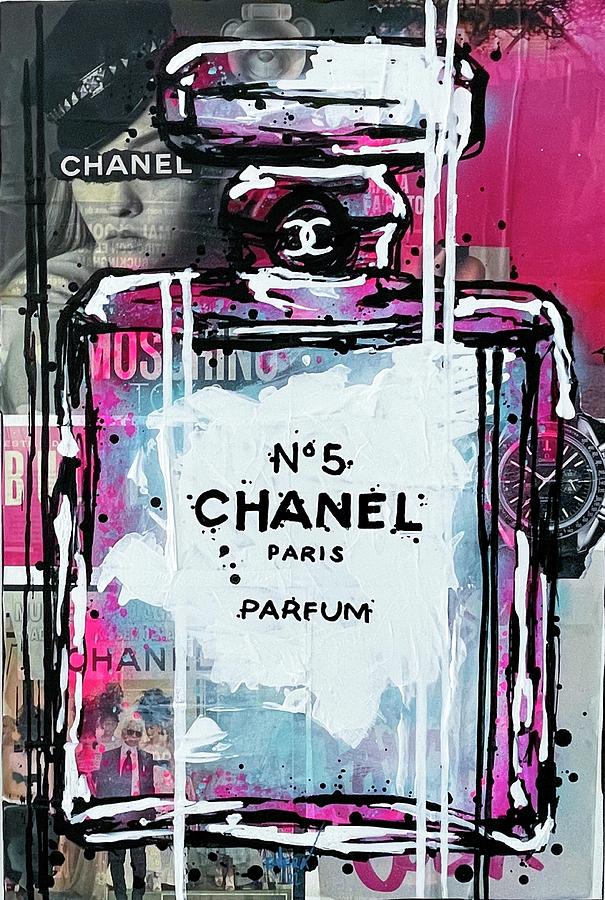 Chanel Parfum Painting by E Vera - Pixels