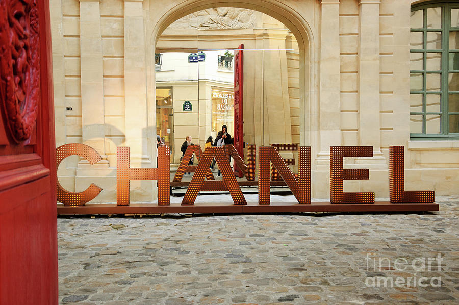 Chanel shop in old Marais quarter. Paris Photograph by Elena Dijour - Pixels