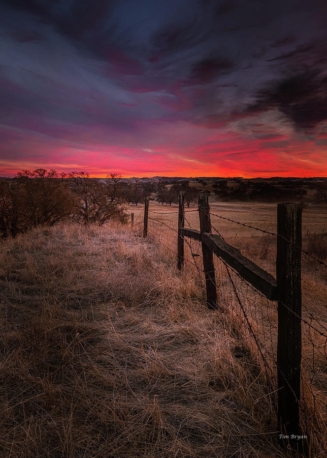 Sunset Photograph - Change of Light by Tim Bryan