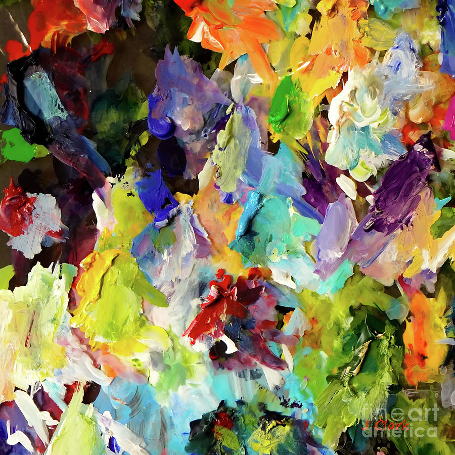 Abstract Painting - Change of Plan by John Clark
