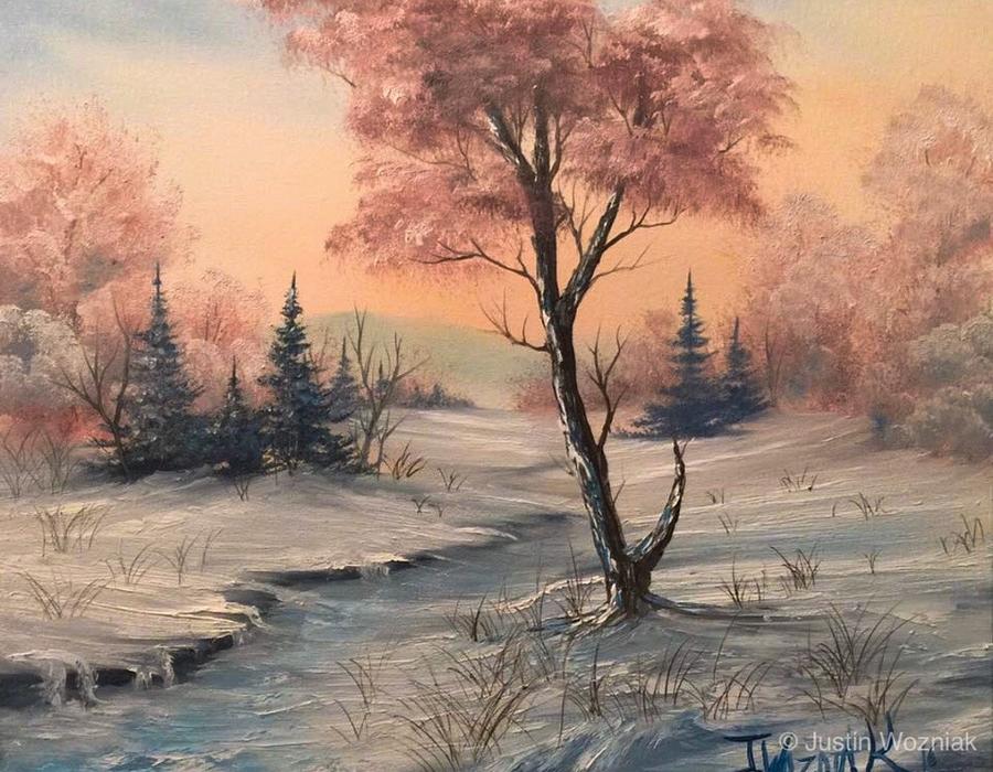 Change of seasons  Painting by Justin Wozniak