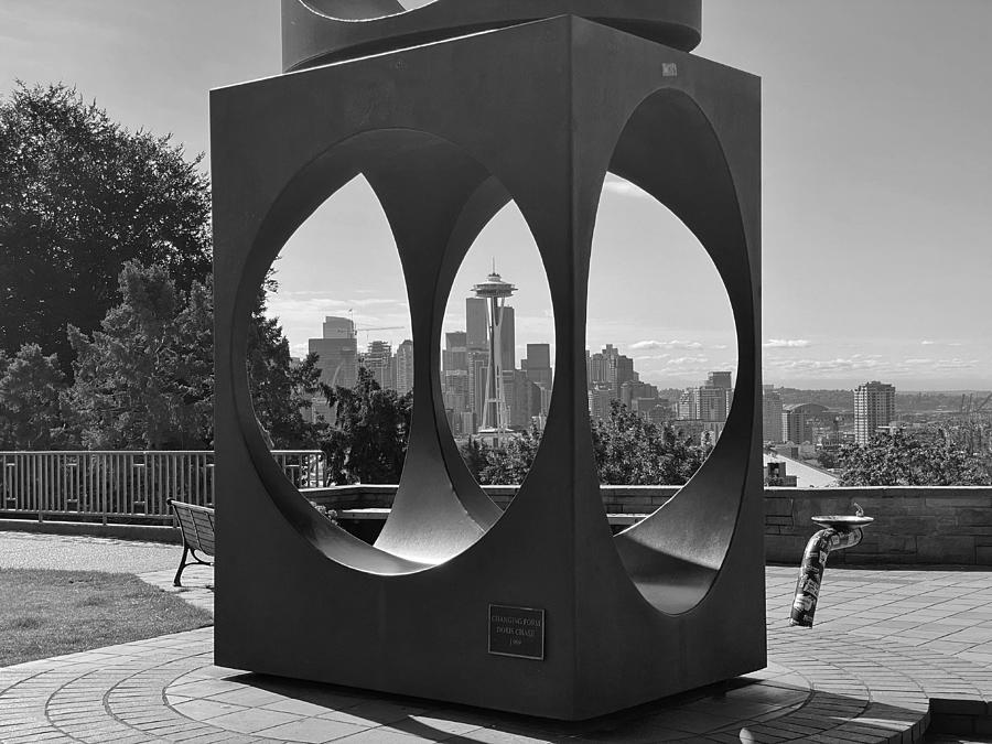 Changing Form Sculpture  Photograph by Jerry Abbott