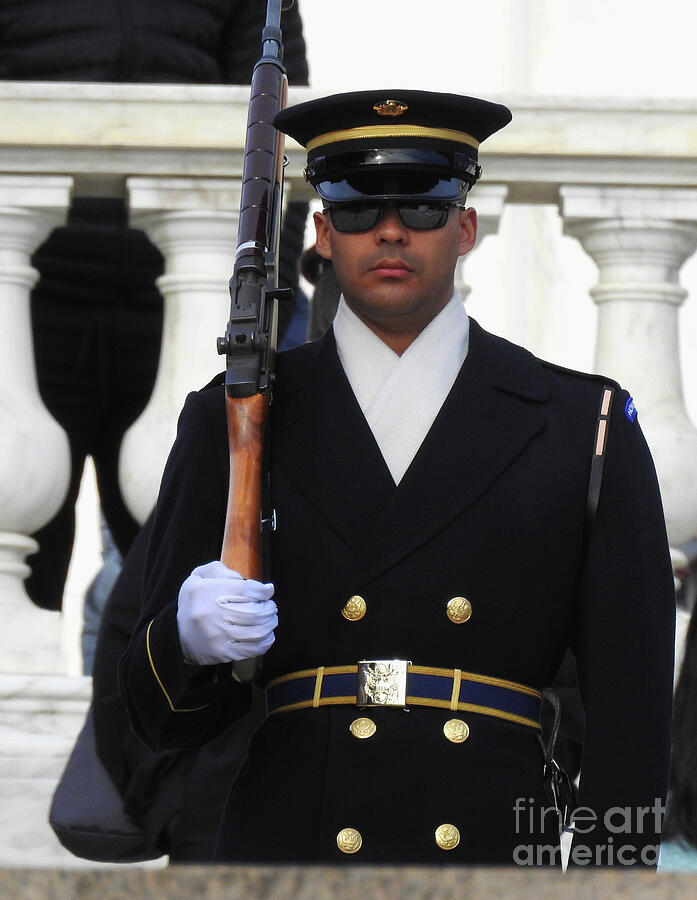 Changing Guard Arlington Cemetery Photograph by GJ Glorijean