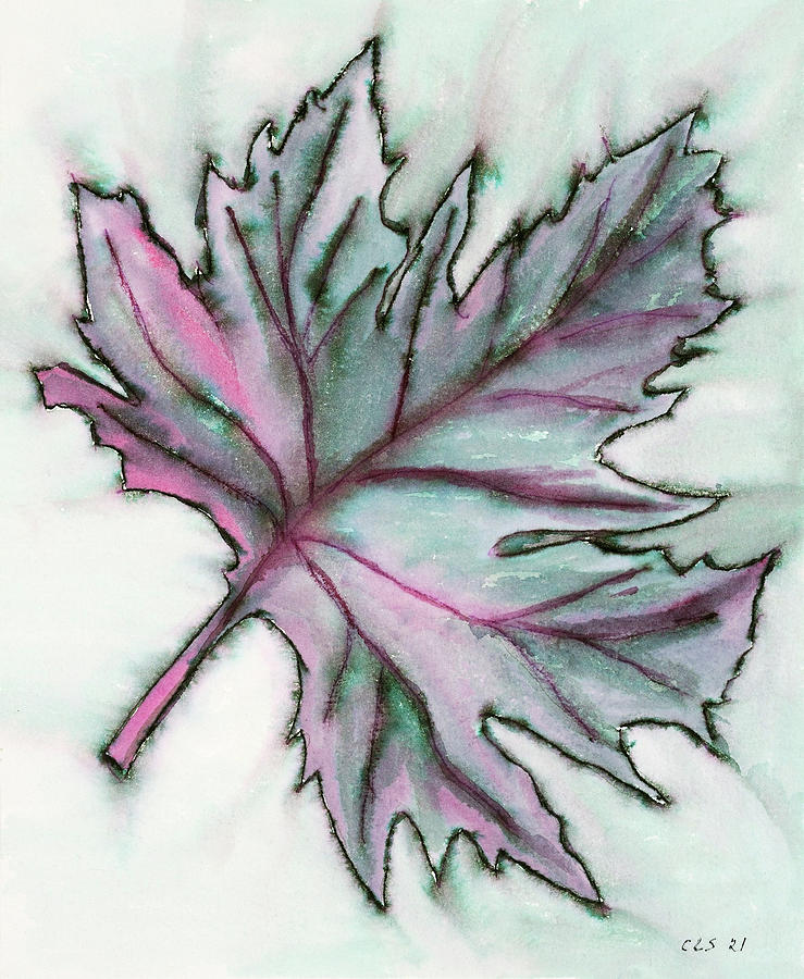 Changing Leaf Painting by Cynthia Schoeppel
