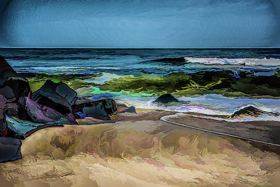 Changing Tide in Acrylic Photograph by Alan Goldberg