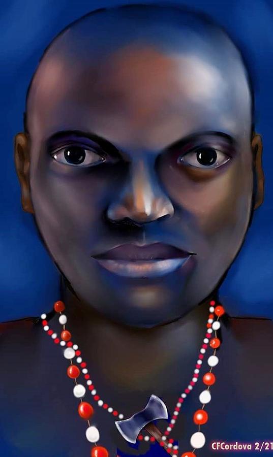 Chango- Yoruba Warrior Digital Art