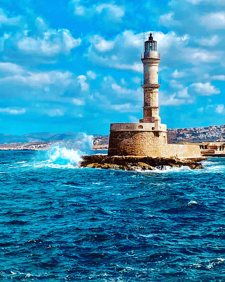 Chania Harbour Greece  Photograph by Colette V Hera Guggenheim