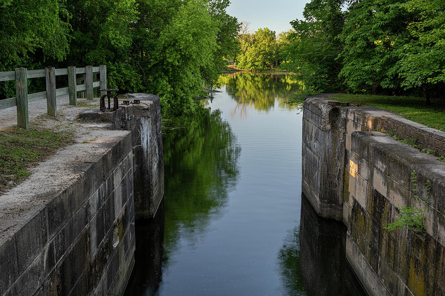 Channahon Lock Number 7  Illinois Photograph