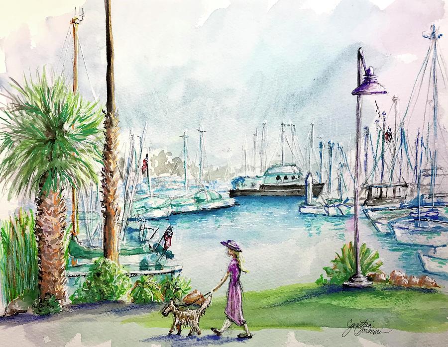 Channel Islands Harbor Painting by Cynthia Sorensen