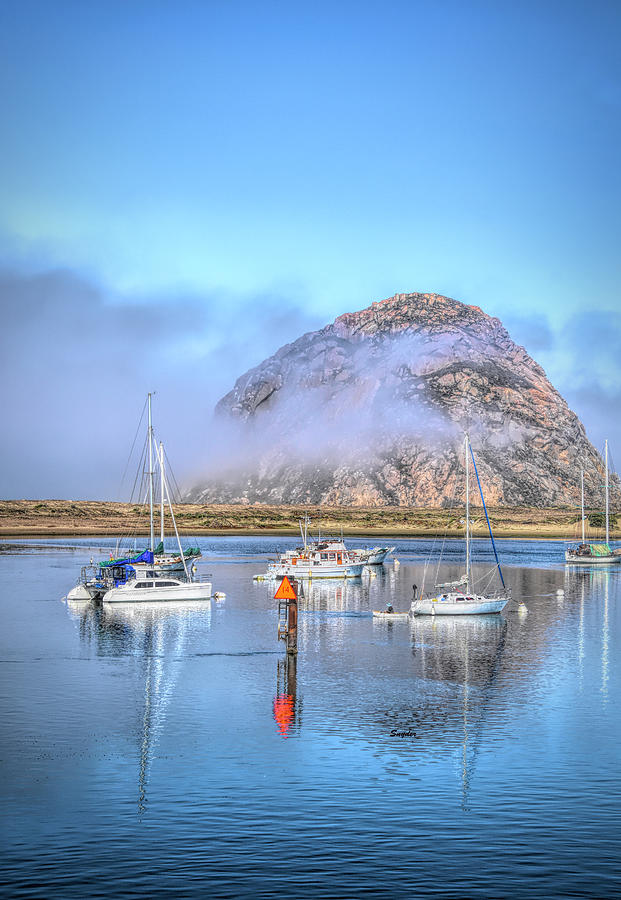 Channel Marker in Morro Bay Photograph by Barbara Snyder