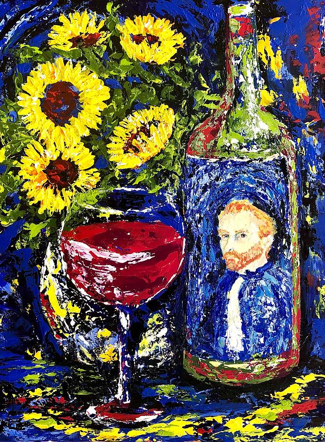 Channeling Van Gogh Painting by Debi Starr