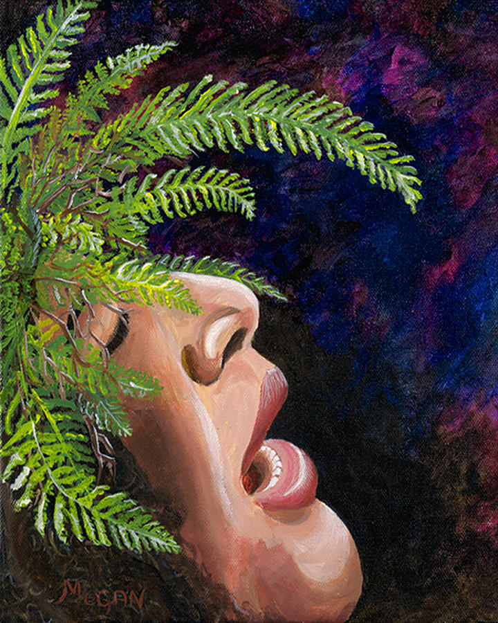 Chanter Painting by Megan Collins