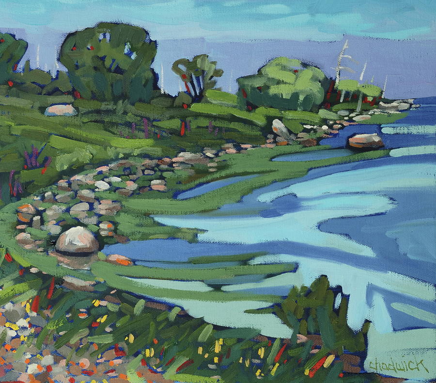 Chantry Shore Painting by Phil Chadwick