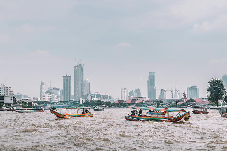 Chao Phraya River, Bangkok, Thailand Photograph by Bella B Photography ...