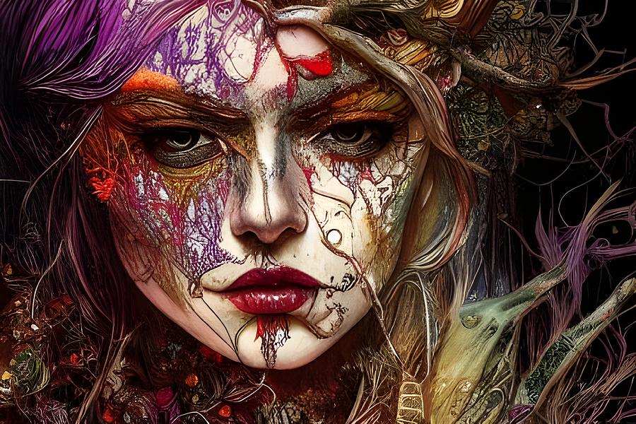 Chaos Beauty Digital Art by Beverly Read