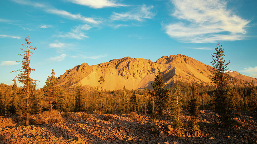 Chaos Crags in Golden Light Photograph by Mike Lee