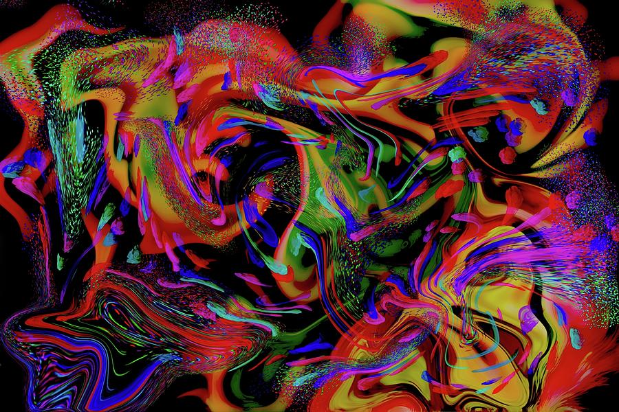 Chaos of Thoughts Digital Art by Beverly Read