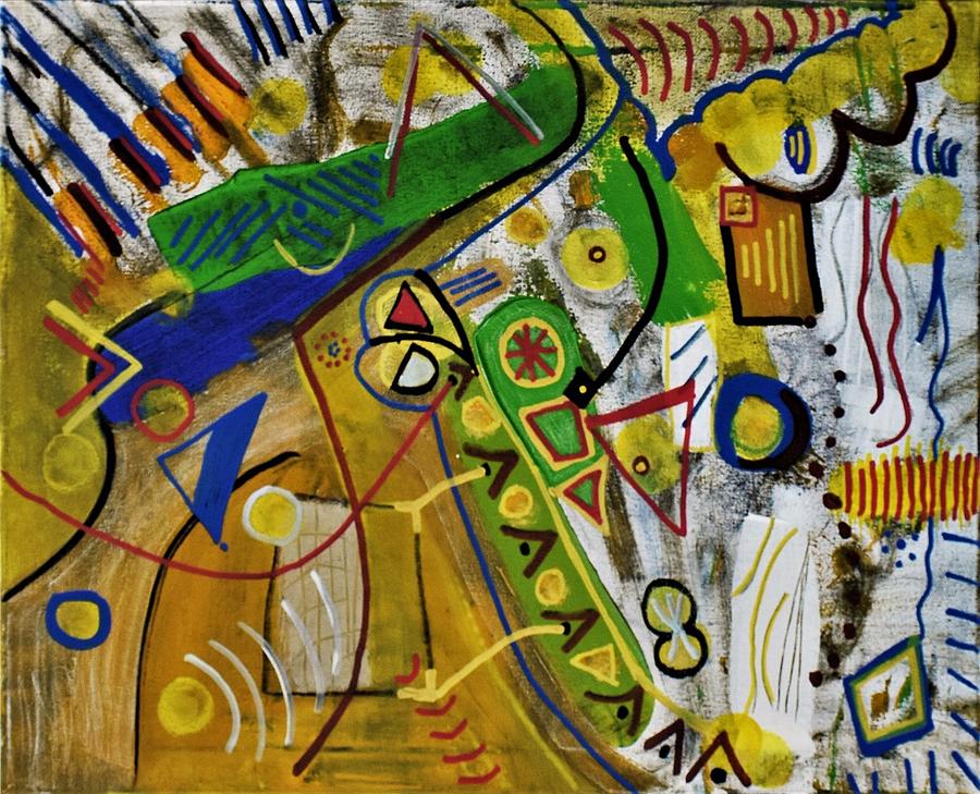 Colorado Painting - Chaos by Pam Roth OMara Colorado Painting - Chaos by Pam Roth OMara