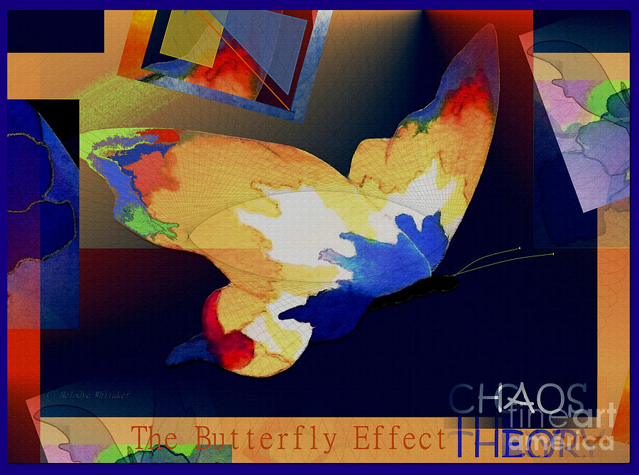 Chaos Theory Accessory Design Mixed Media by Melodye Whitaker