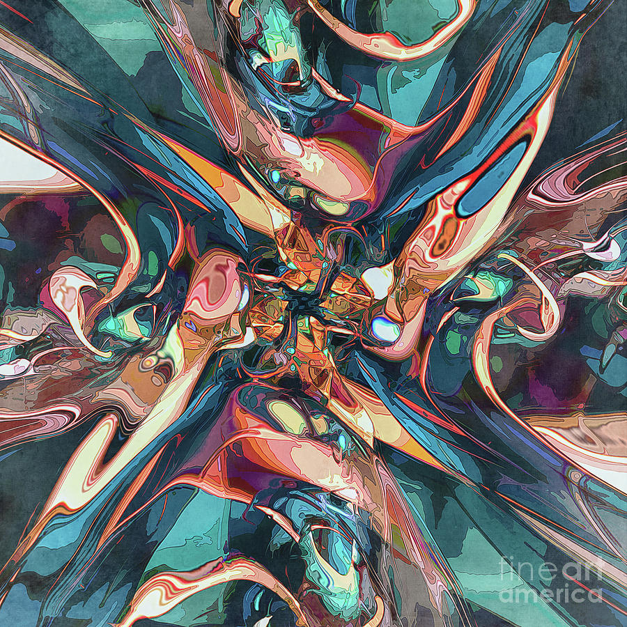 Chaotic Abstract Digital Art by Phil Perkins