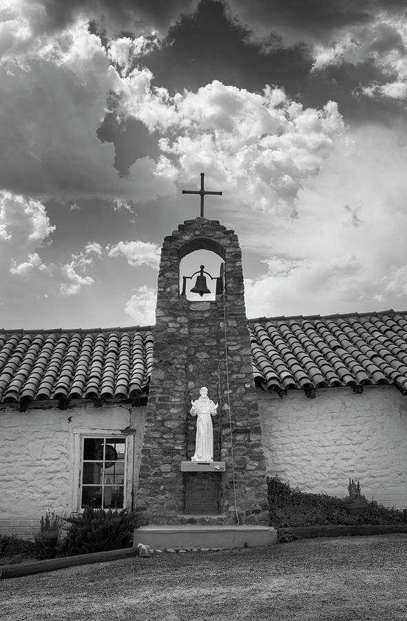 San Diego Photograph - Chapel and Monsoon Clouds at Warner Springs by William Dunigan