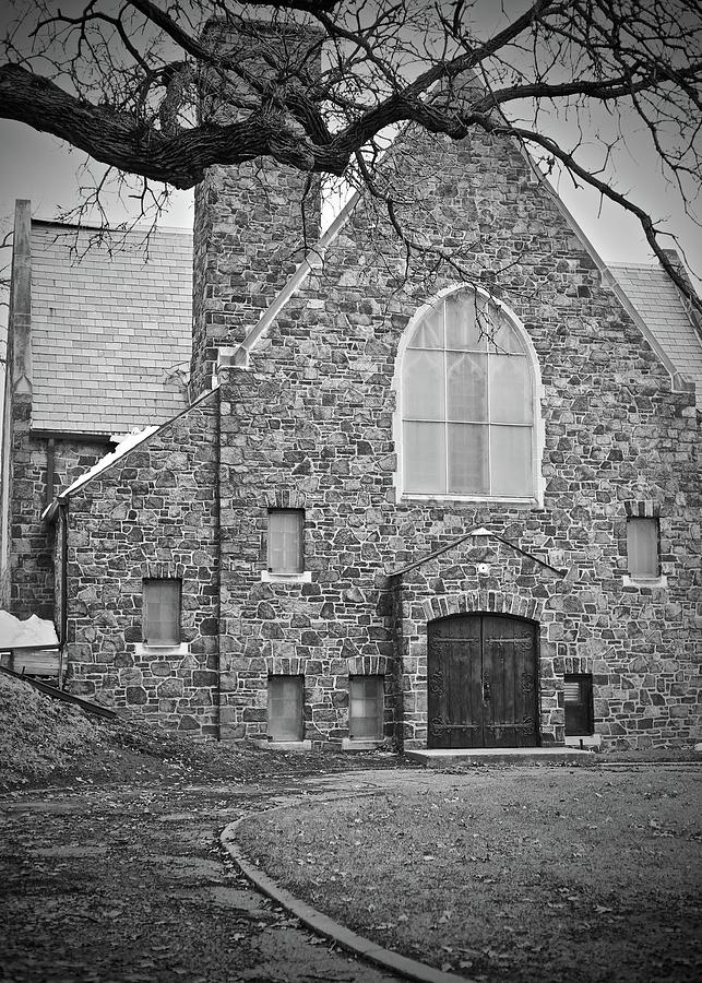 Chapel in Black and White Photograph by Carol Jorgensen