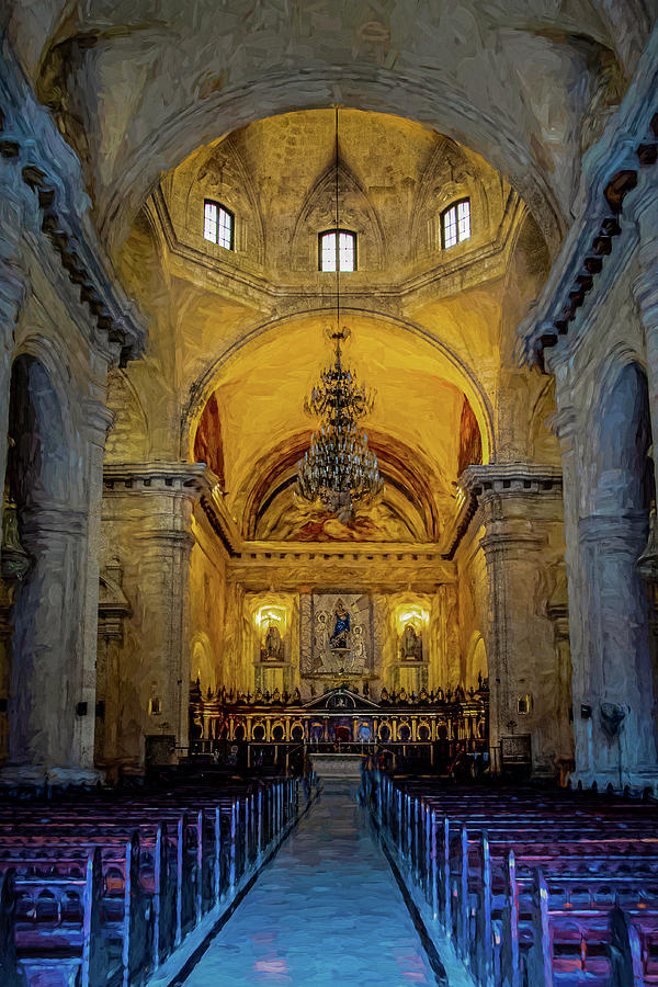 Chapel In Havana Photograph