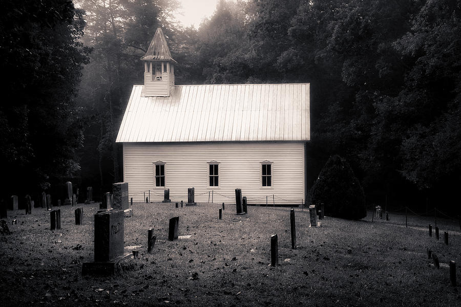 Chapel in the Mist Photograph by Deborah Scannell