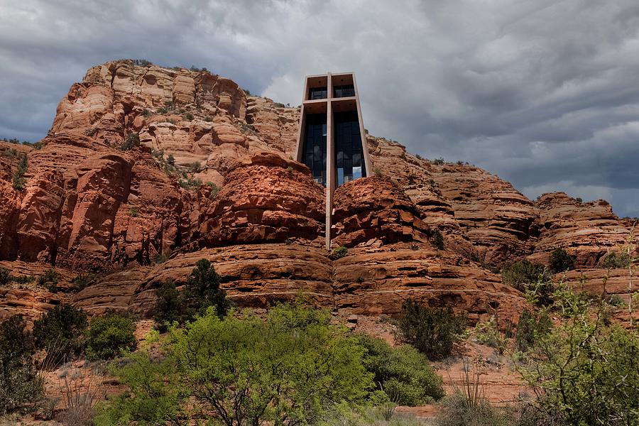 Chapel in the Red Rocks Photograph by Laura Putman