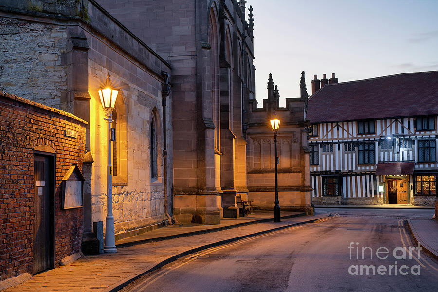 Chapel Lane Stratford Upon Avon at Dusk Photograph by Tim Gainey