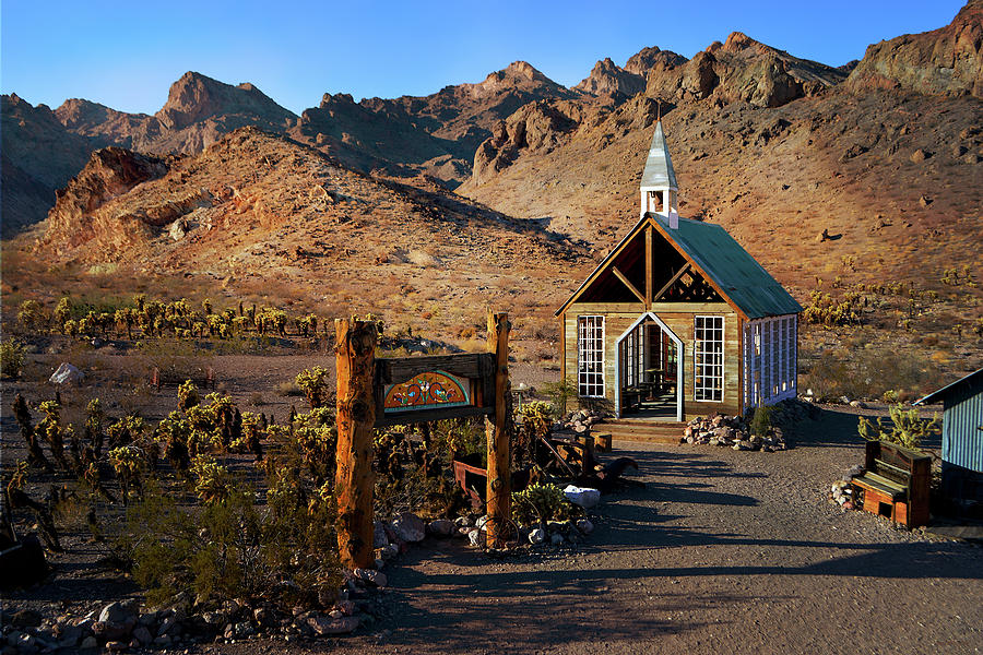 Chapel Of El Dorado Canyon Nevada Photograph