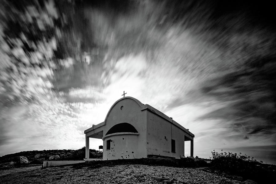 Greek Photograph - Chapel by Stelios Kleanthous
