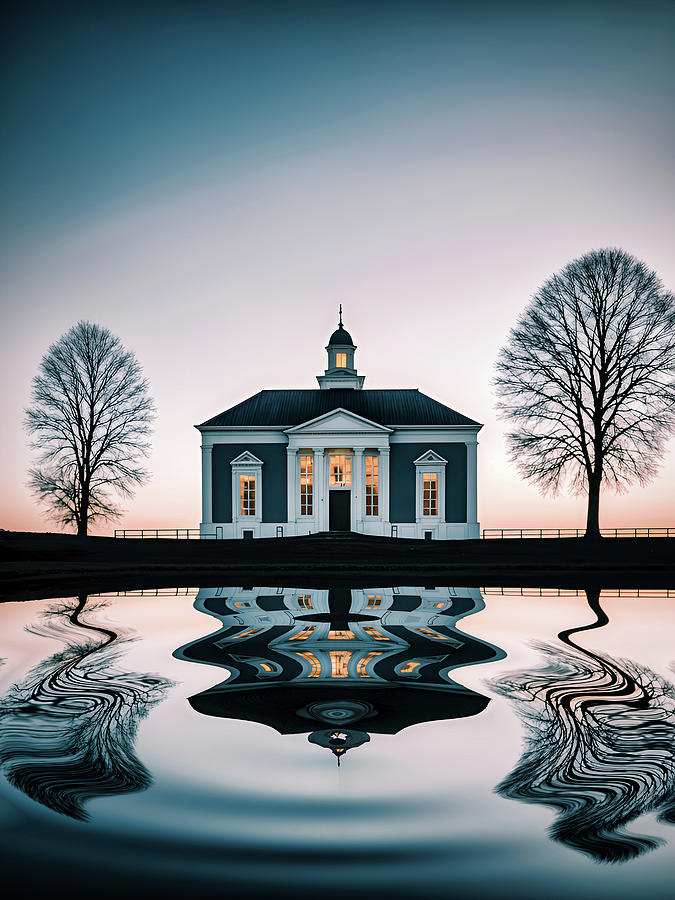 Chapels Dawn Reflection Digital Art by Samuel HUYNH Chapels Dawn Reflection Digital Art by Samuel HUYNH