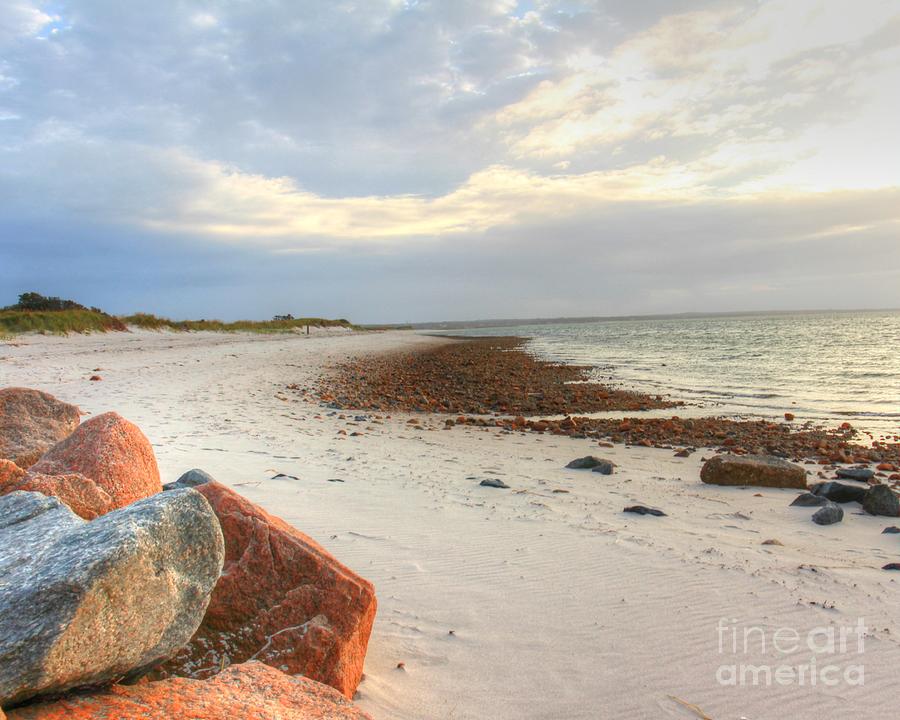 Chapin Memorial Beach Sunset Cape Cod Photograph by Charlene Cox - Pixels