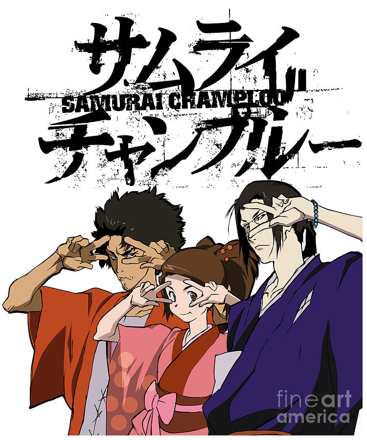 Character Japanese Art Samurai Champloo Anime Drawing by Fantasy Anime ...