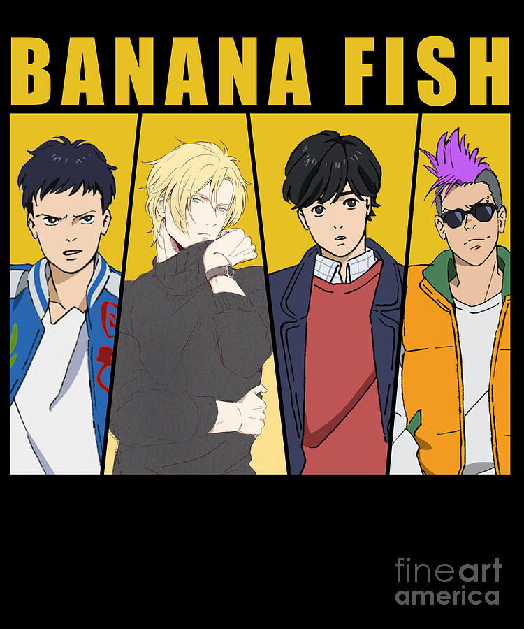 Characters Art Banana Anime Fish Drawing by Fantasy Anime - Pixels