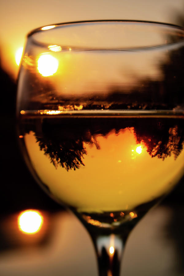 Chardonnay Sunset Photograph