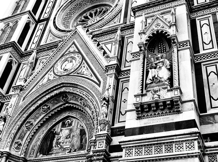 Charity among the Founders of Florentine Philanthropic Institutions at the Florence Cathedral Photograph by John Rizzuto