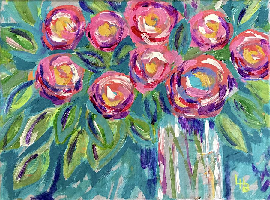 Flower Painting - Charity by Lori Bishop