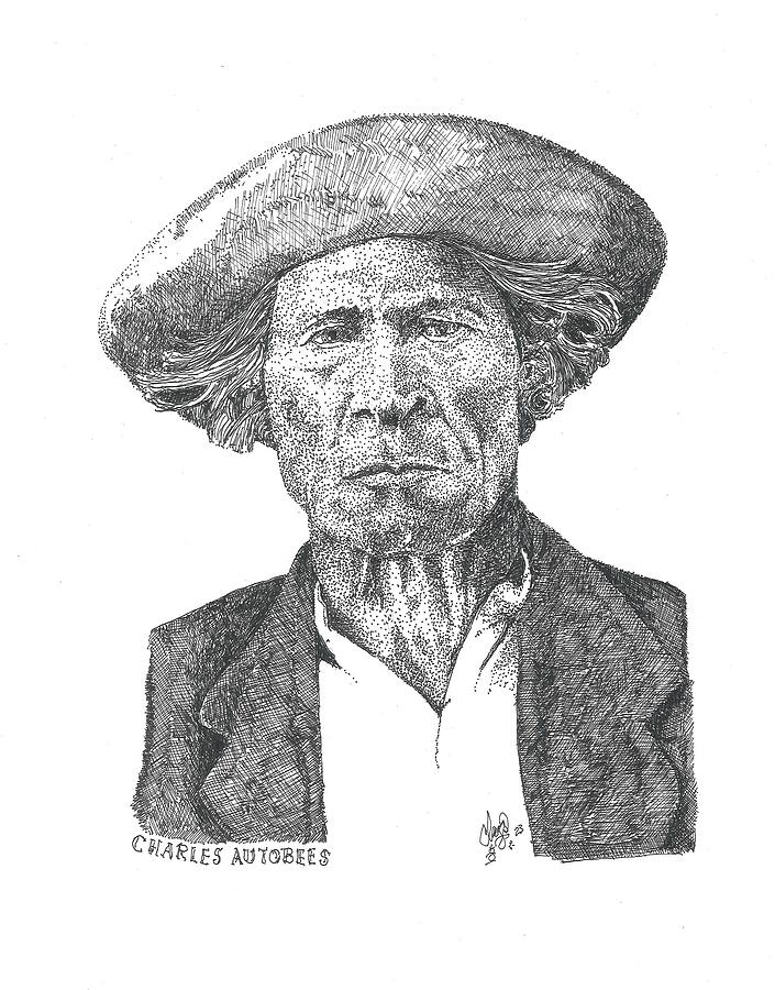 Charles Autobees Drawing by Clayton Cannaday - Fine Art America