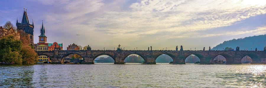 Charles Bridge Prague Photograph by Steven Sparks