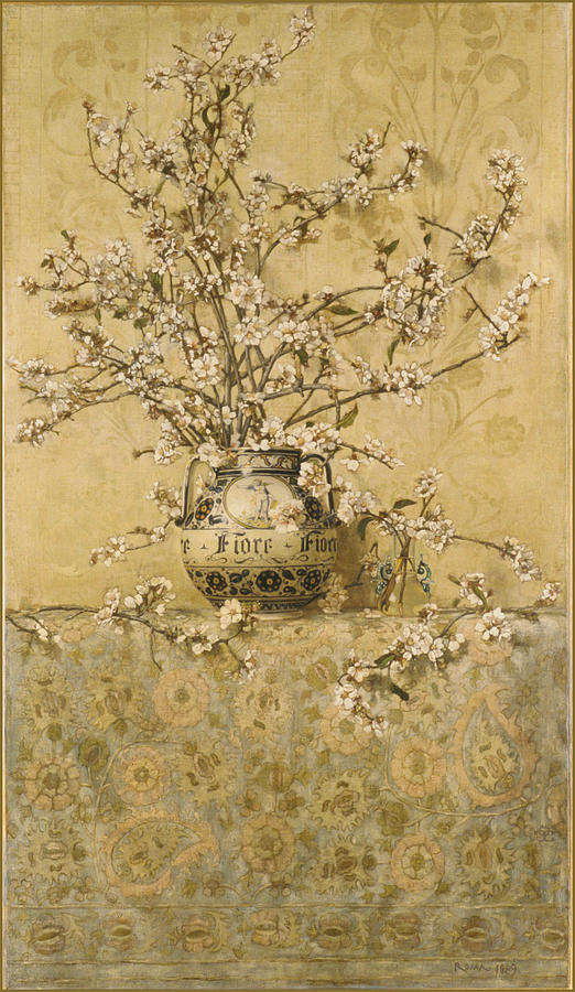 Charles Caryl Coleman  Apple Blossoms 1889 Painting