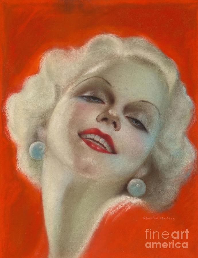 Charles Gates Sheldon - Jean Harlow, Screenland magazine cover, 1932 ...