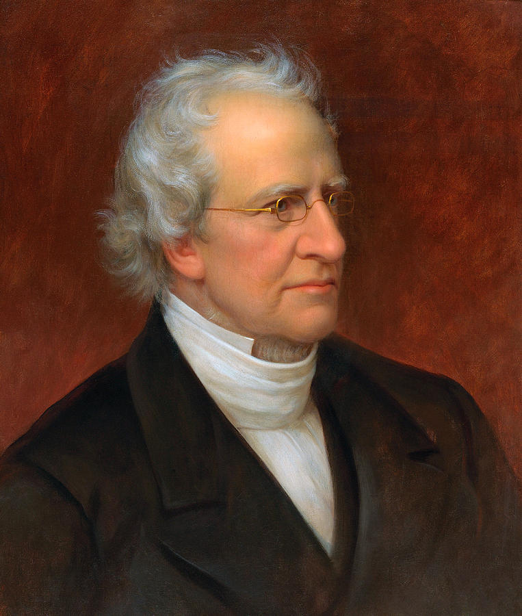 Charles Hodge Portrait - Rembrandt Peale Painting by War Is Hell Store
