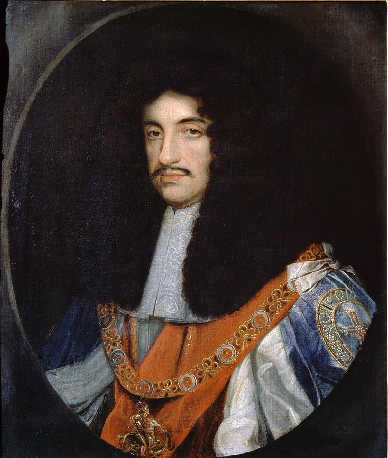 Charles II Painting by John Michael Wright | Fine Art America