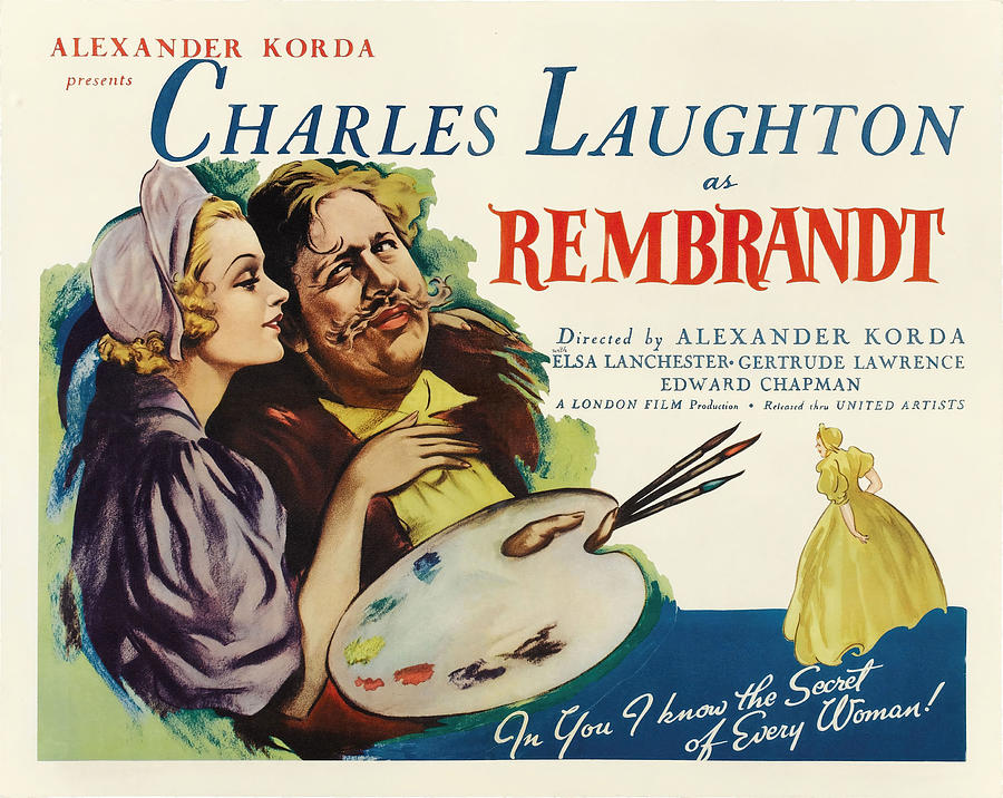 CHARLES LAUGHTON in REMBRANDT -1936- -1936-, directed by ALEXANDER KORDA. Photograph by Album