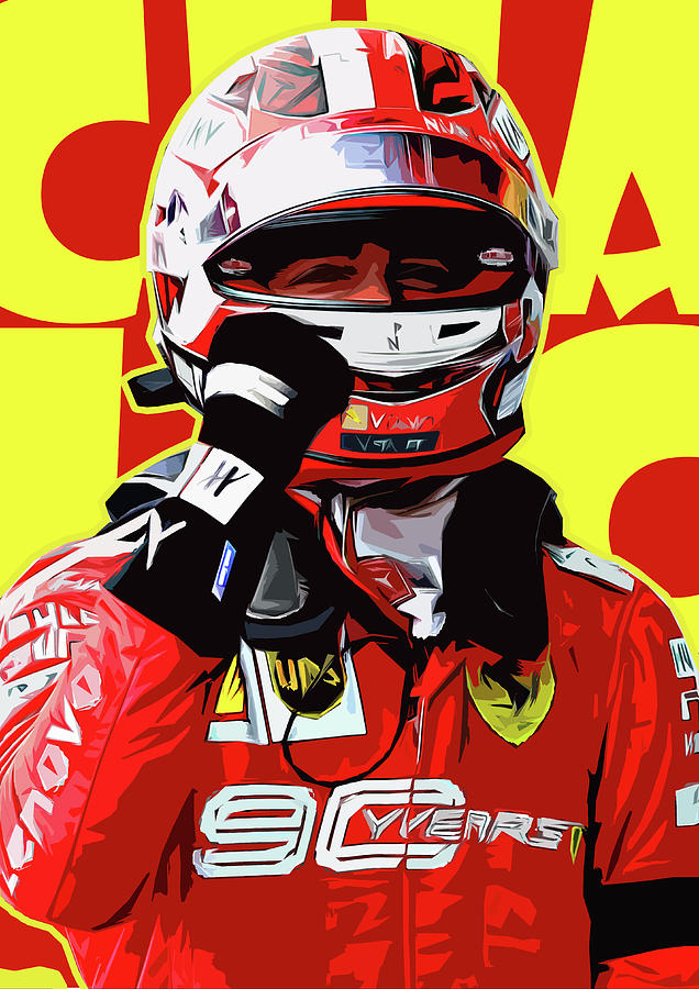 Charles Leclerc Digital Art by Smh Yrdbk | Fine Art America