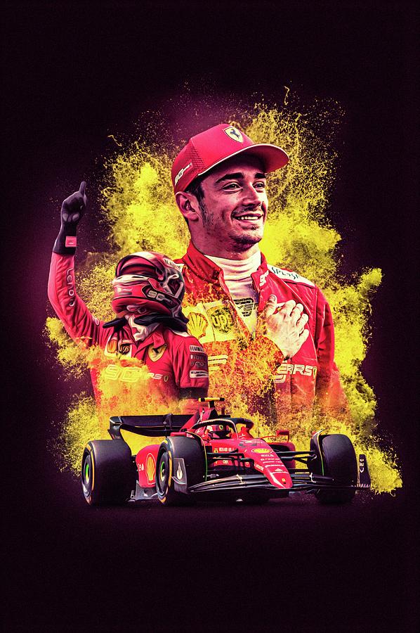 Charles Leclerc Wallpaper Digital Art By Vinay Sainath | Pixels