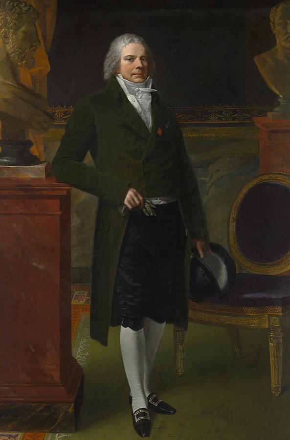 Charles Maurice de Talleyrand Perigord, Prince de Talleyrand Painting by Pierre-Paul Prudhon