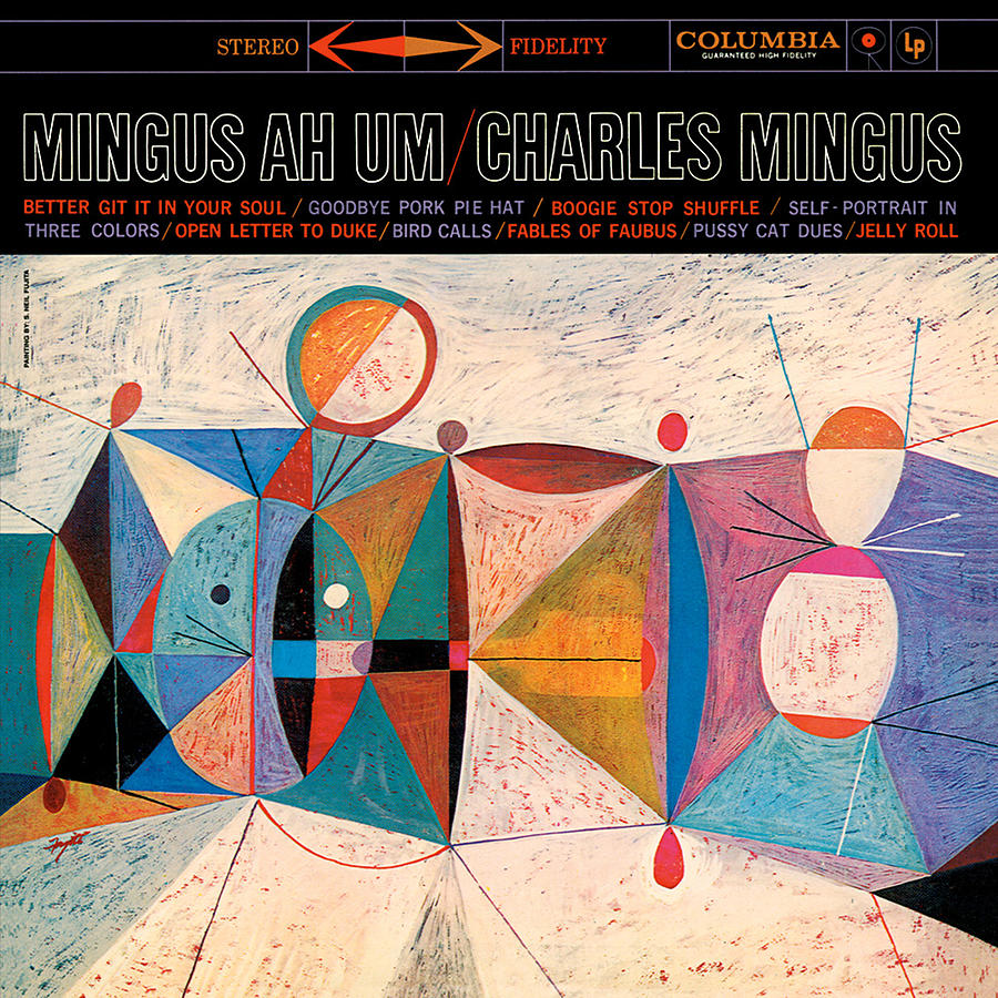 John Coltrane Digital Art - Charles Mingus - Ah Um Graphic by Joan Smiterf